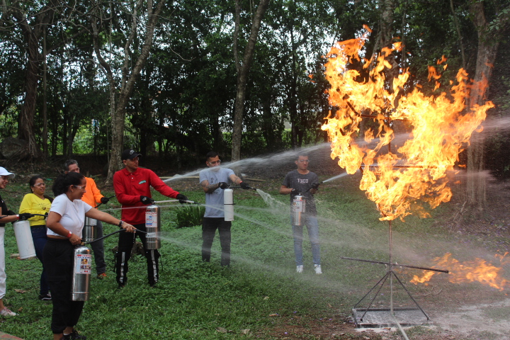 Simulacro y formación en emergencias Acttura